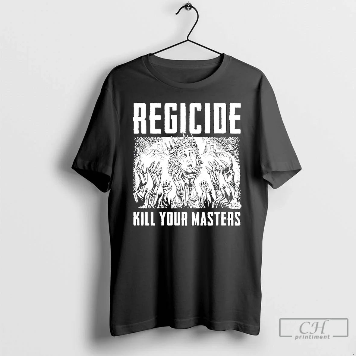 Classic Regicide Kill Your Masters Graphic - Adult & Kids T-Shirts, Sweatshirts & Hoodies apparel design preview 1
