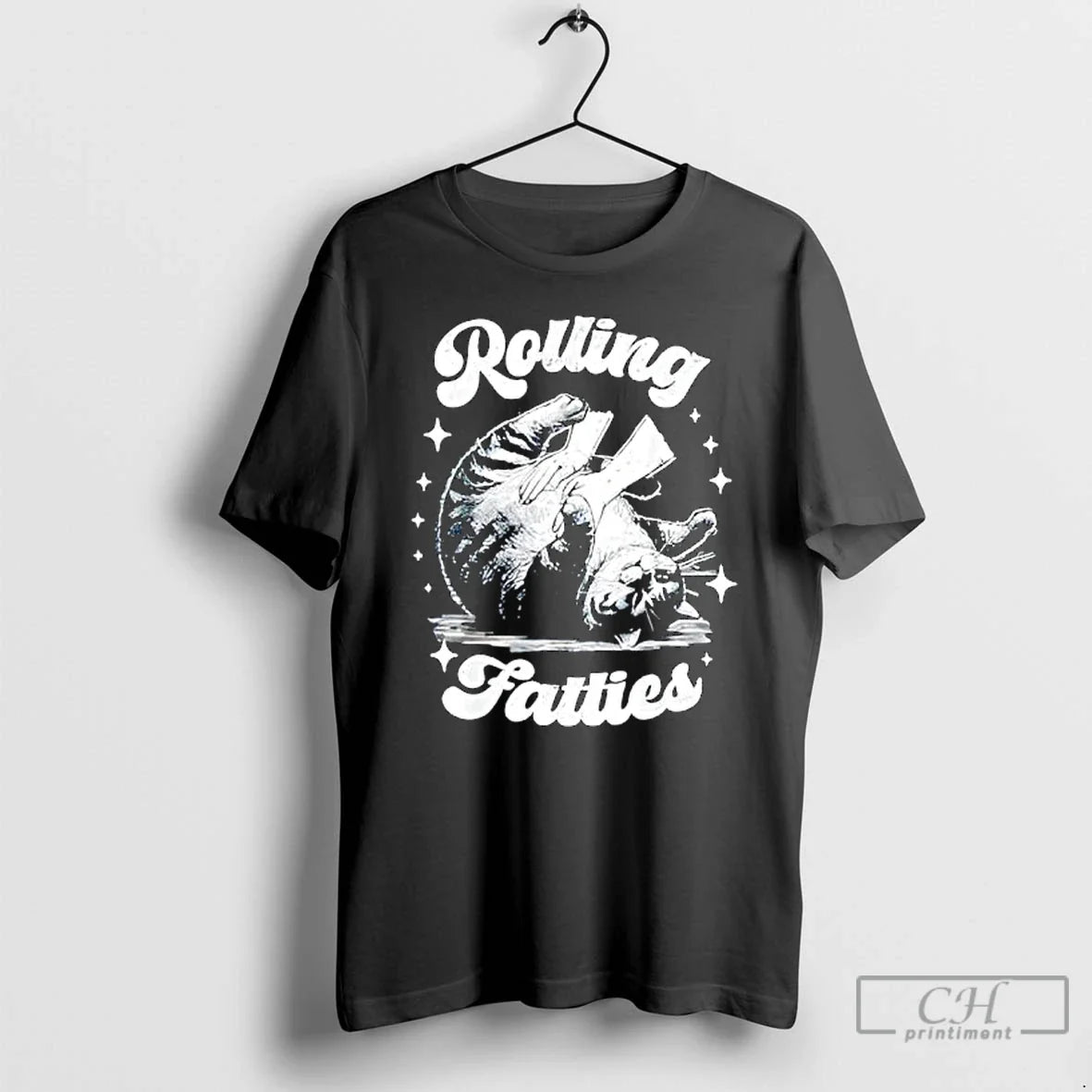 Classic Retro Funny Rolling Fatties Vintage Sarcastic - Adult & Kids T-Shirts, Sweatshirts & Hoodies apparel design preview 1