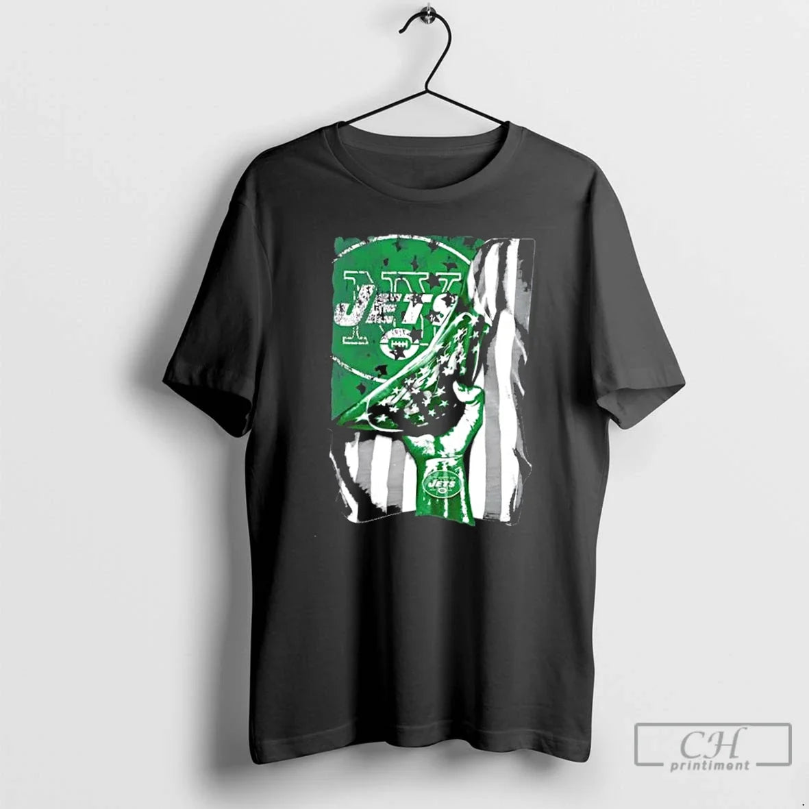 Classic Revealing The Glory New York Jets X Usa Flag - Adult & Kids T-Shirts, Sweatshirts & Hoodies apparel design preview 1