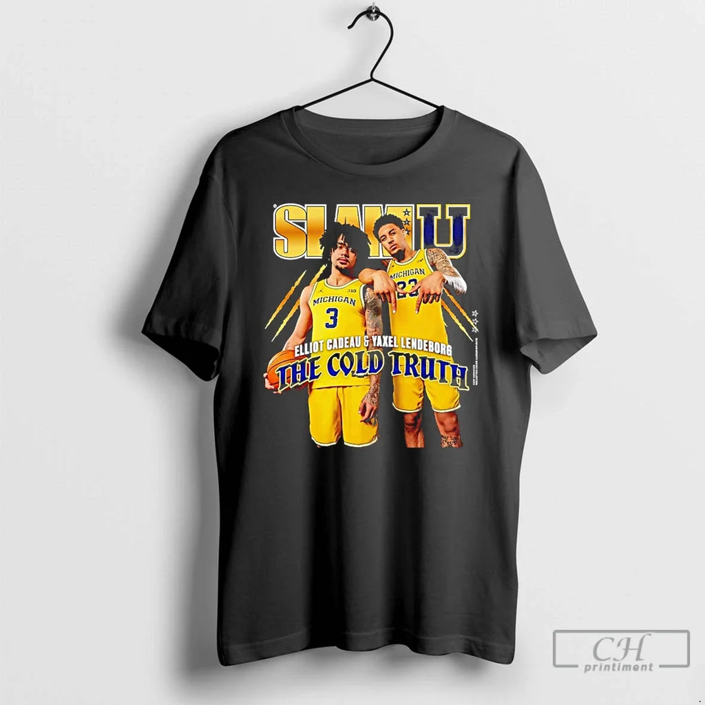 Classic Slamu Michigan Wolverines Yaxel Lendeborg And - Adult & Kids T-Shirts, Sweatshirts & Hoodies apparel design preview 1