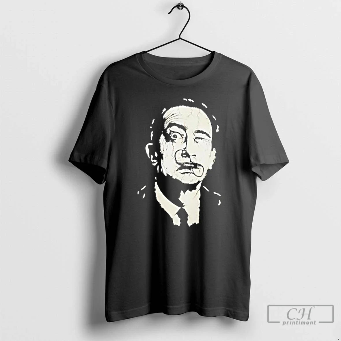 Classic Salvador Dali Portrait Retro - Adult & Kids T-Shirts, Sweatshirts & Hoodies apparel design preview 1