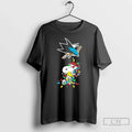 Classic San Jose Sharks Peanuts Christmas Night 2025 - Adult & Kids T-Shirts, Sweatshirts & Hoodies apparel design preview 1