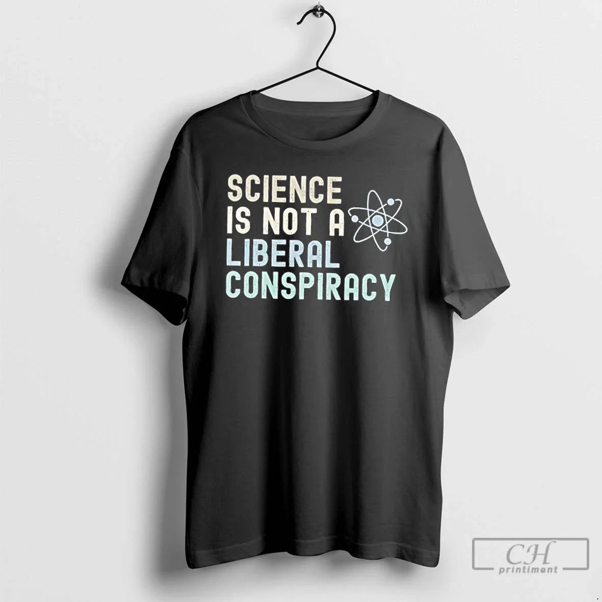Classic Science Is Not A Liberal Conspiracy Vintage - Adult & Kids T-Shirts, Sweatshirts & Hoodies apparel design preview 1
