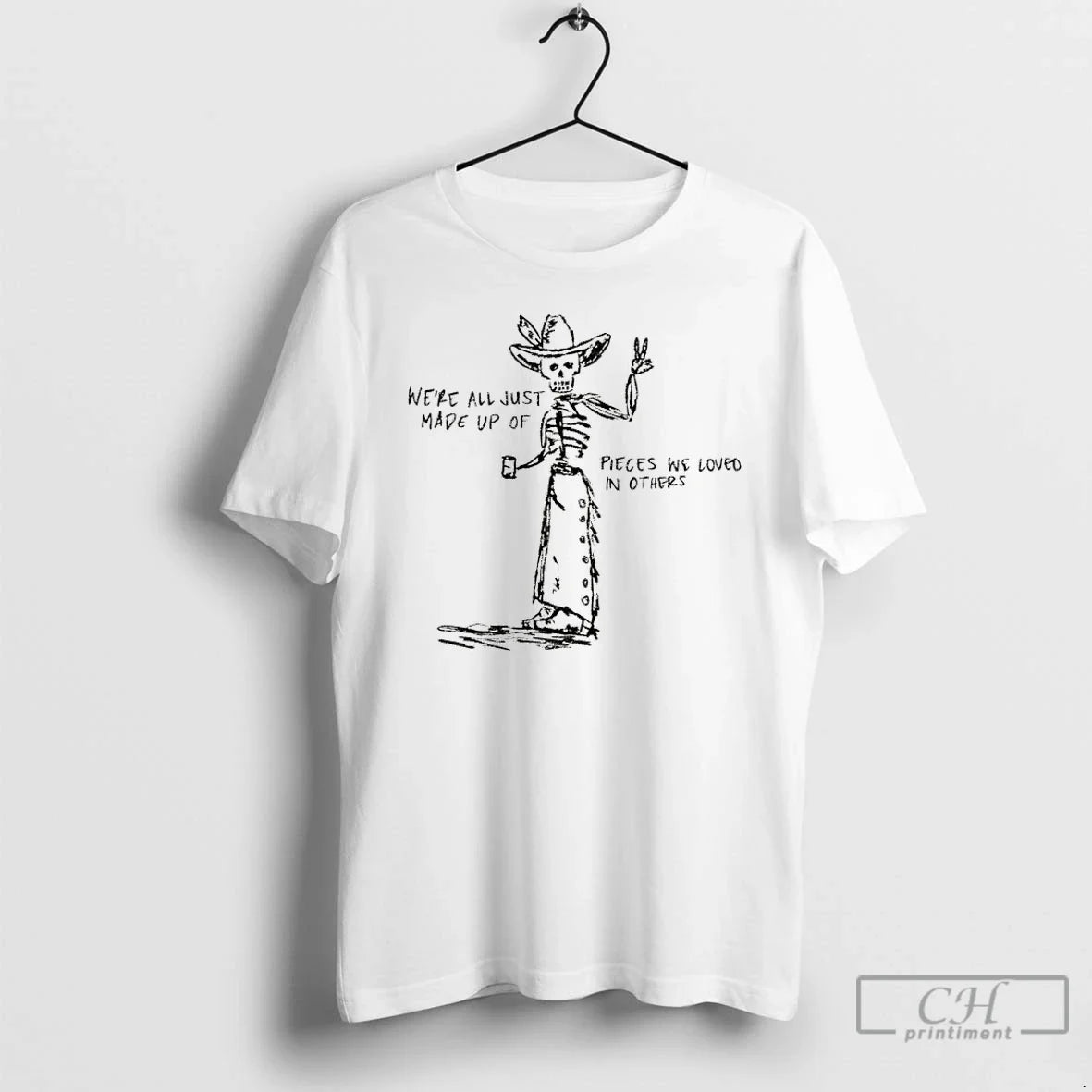 Classic Skeleton Cowboy Were All Just Made Up Of - Adult & Kids T-Shirts, Sweatshirts & Hoodies apparel design preview 1