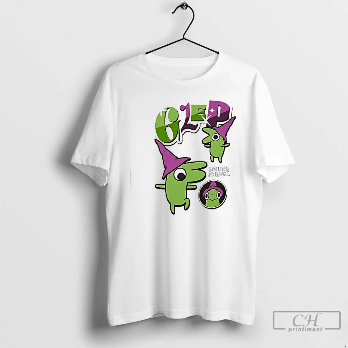 Classic Smiling Friends Glep - Adult & Kids T-Shirts, Sweatshirts & Hoodies apparel design preview 1