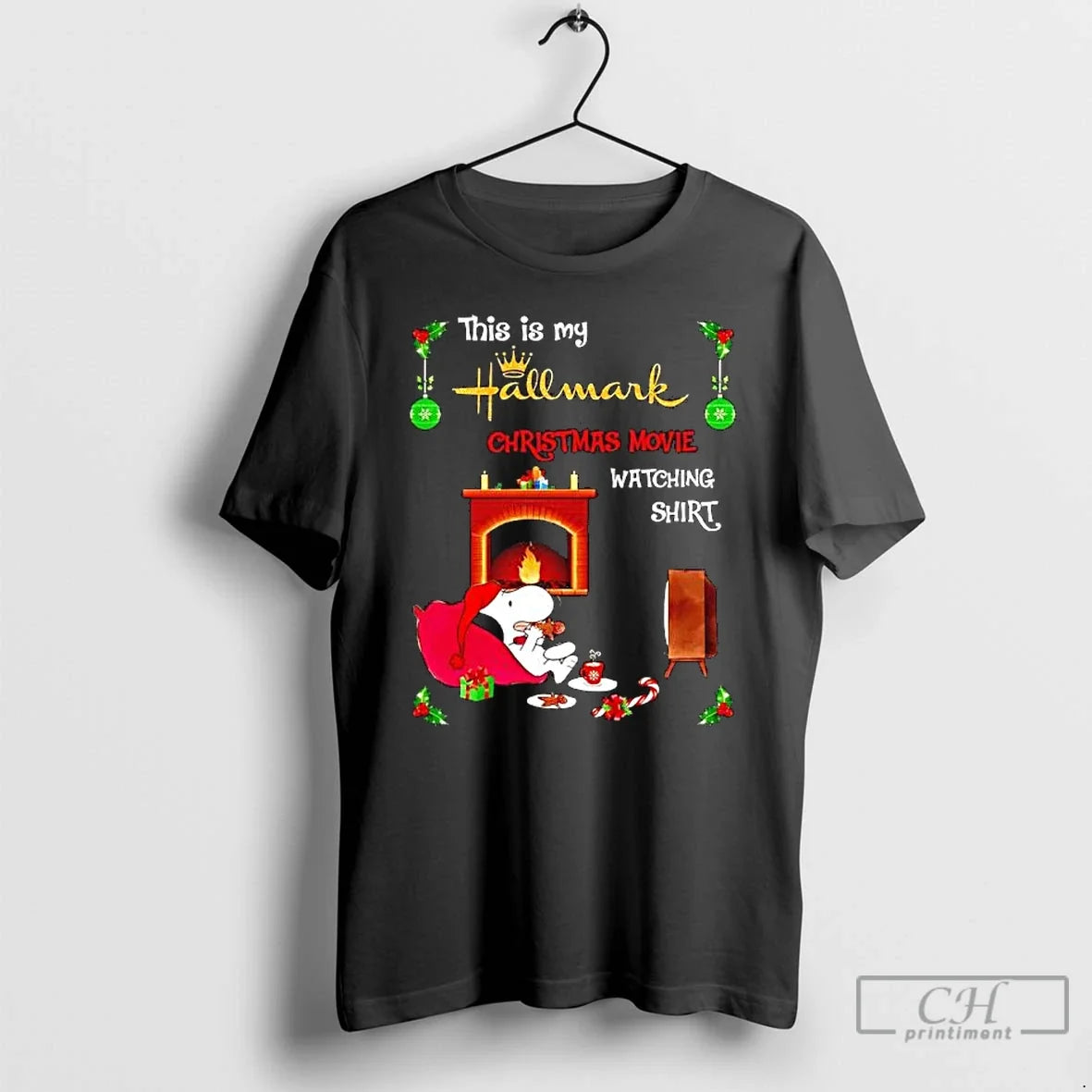 Classic Snoop This Is My Hallmark Christmas Movie - Adult & Kids T-Shirts, Sweatshirts & Hoodies apparel design preview 1