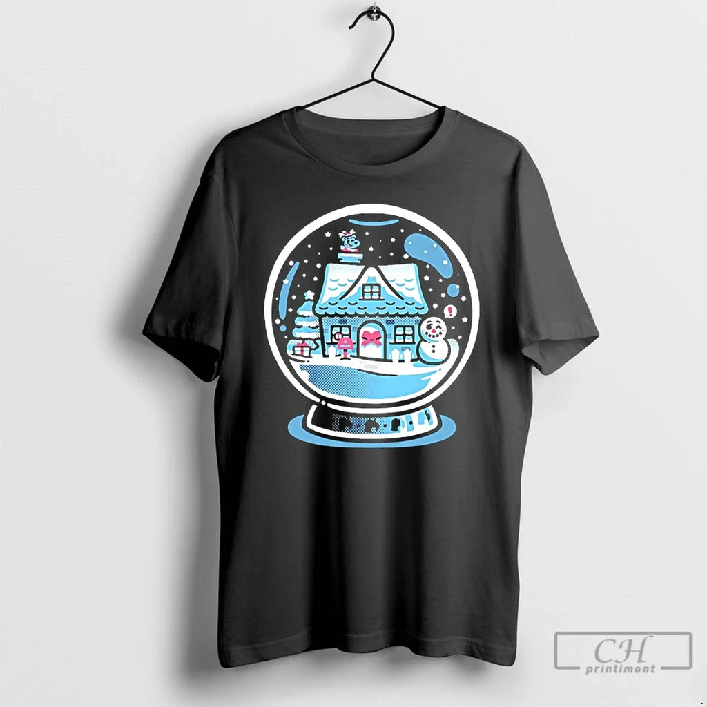 Classic Snow Globe Christmas Holiday - Adult & Kids T-Shirts, Sweatshirts & Hoodies apparel design preview 1