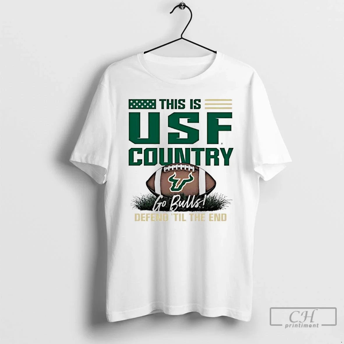 Classic South Florida Bulls This Is Usf Country - Adult & Kids T-Shirts, Sweatshirts & Hoodies apparel design preview 1