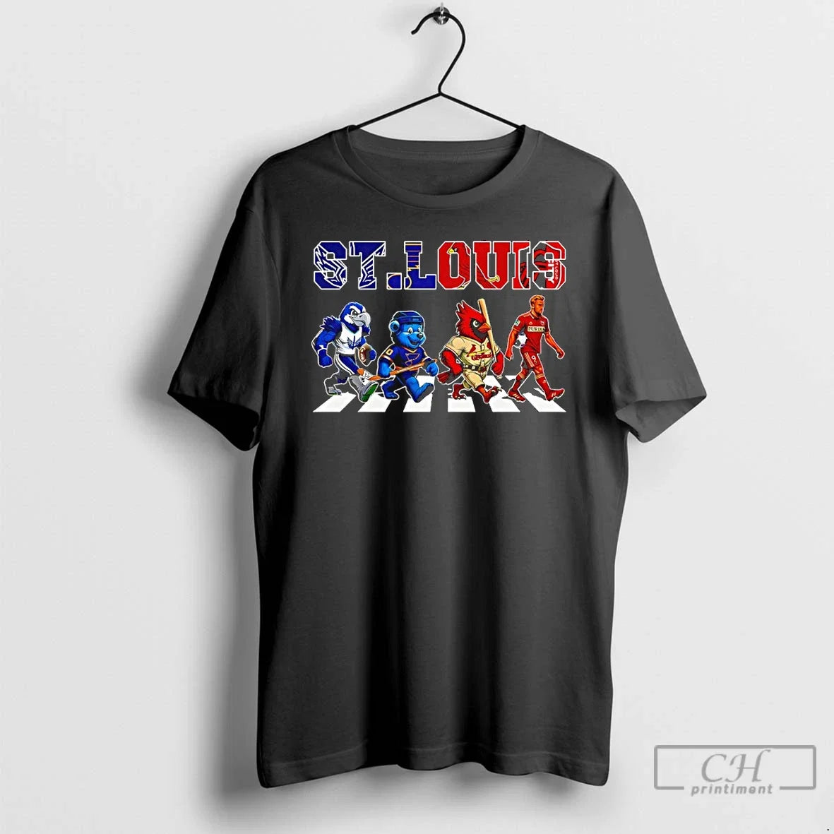 Classic St Louis Sports Team Abbey Road Signatures - Adult & Kids T-Shirts, Sweatshirts & Hoodies apparel design preview 1