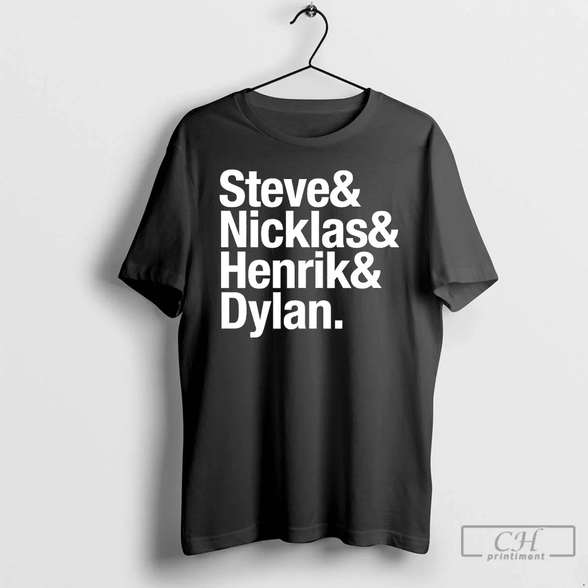 Classic Steve Nicklas Henrik And Dylan Detroit Red - Adult & Kids T-Shirts, Sweatshirts & Hoodies apparel design preview 1