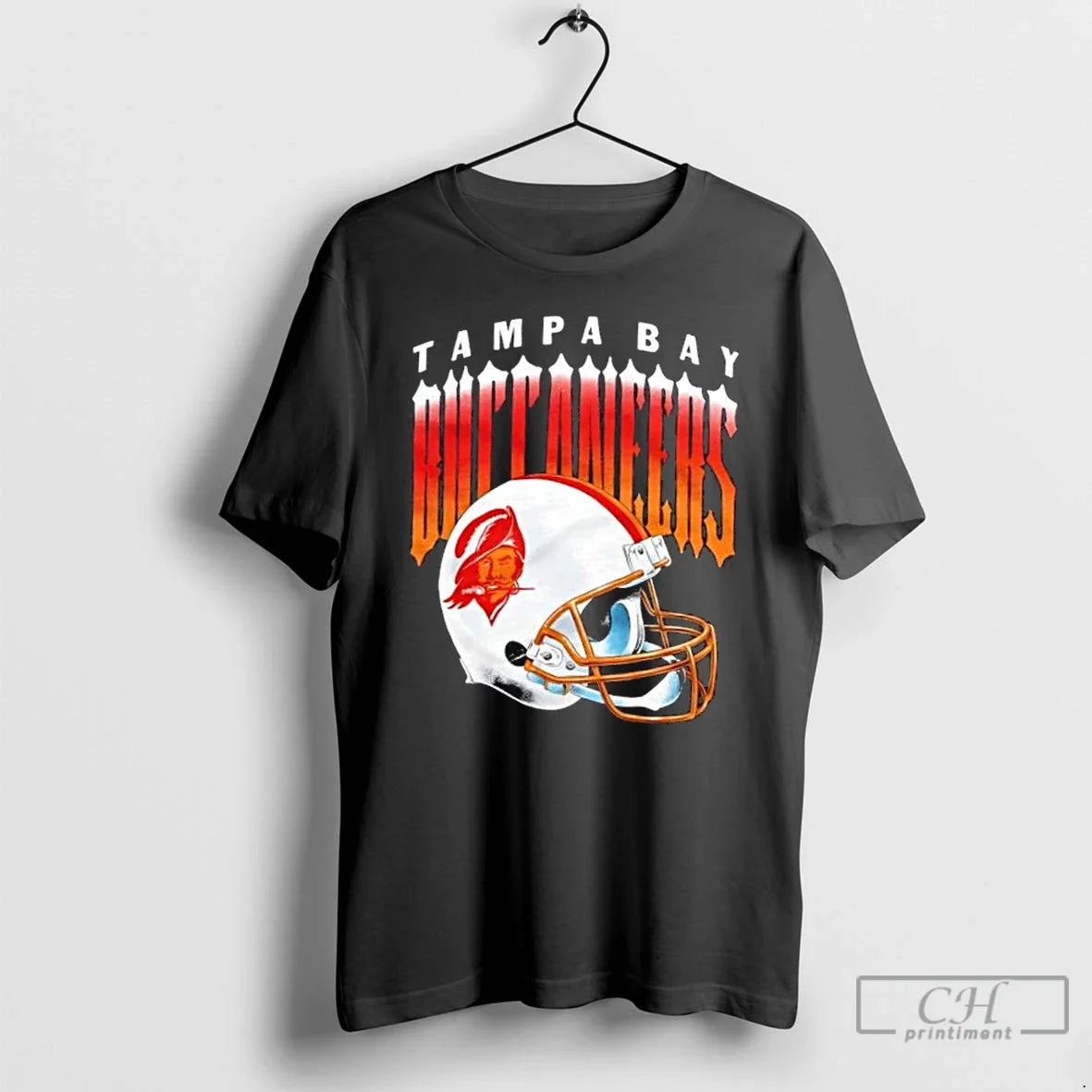 Classic Tampa Bay Buccaneers Gradient Alt Football - Adult & Kids T-Shirts, Sweatshirts & Hoodies apparel design preview 1