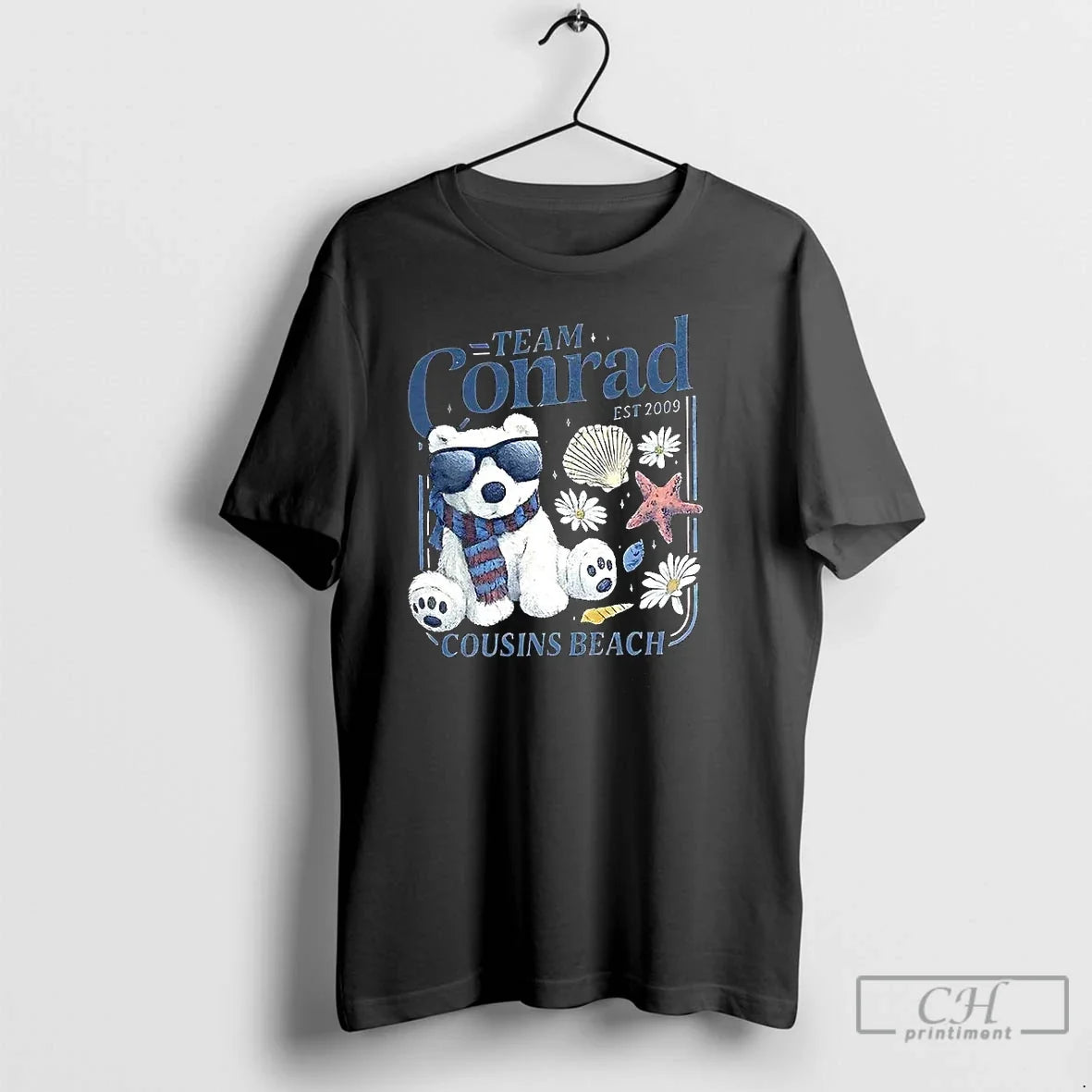 Classic Team Conrad Junior Mint Bear Est 2009 Cousins - Adult & Kids T-Shirts, Sweatshirts & Hoodies apparel design preview 1