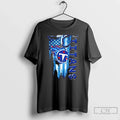 Classic Tennessee Titans Football Battle Shattered - Adult & Kids T-Shirts, Sweatshirts & Hoodies apparel design preview 1
