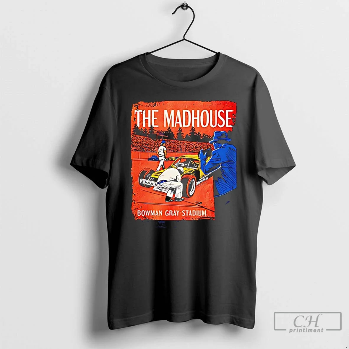 Classic The Madhouse Bowman Gray Stadium - Adult & Kids T-Shirts, Sweatshirts & Hoodies apparel design preview 1