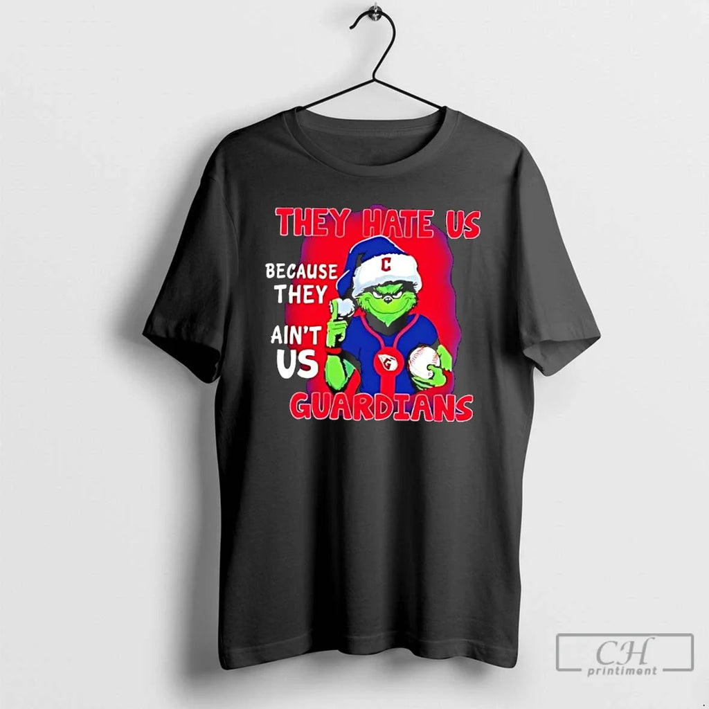 Classic They Hate Us Because Aint Cleveland Guardians - Adult & Kids T-Shirts, Sweatshirts & Hoodies apparel design preview 1