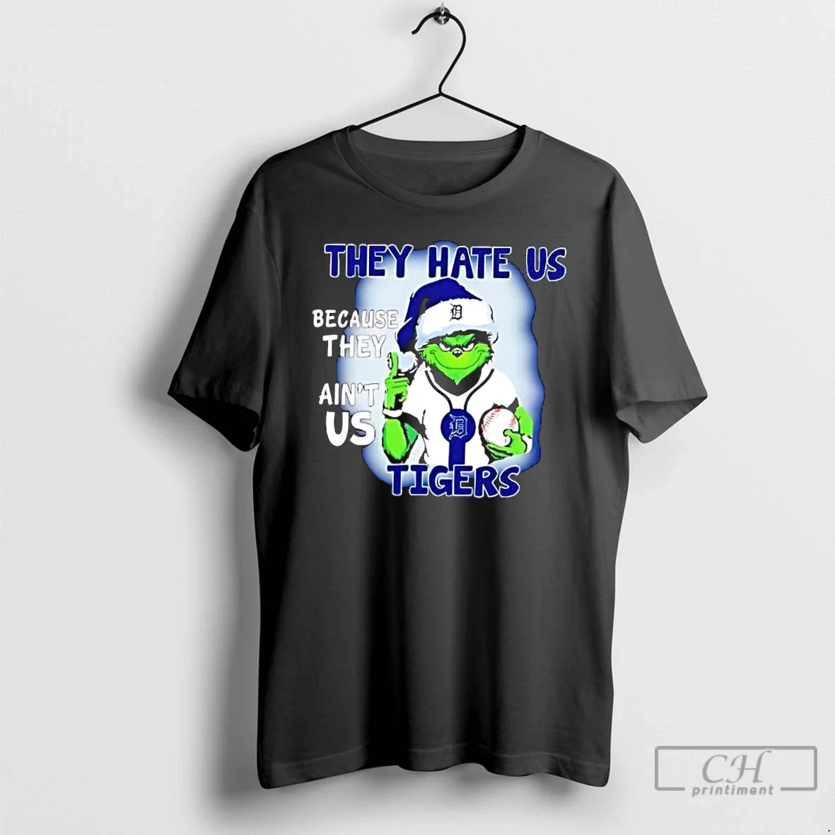 Classic They Hate Us Because Aint Detroit Tigers - Adult & Kids T-Shirts, Sweatshirts & Hoodies apparel design preview 1