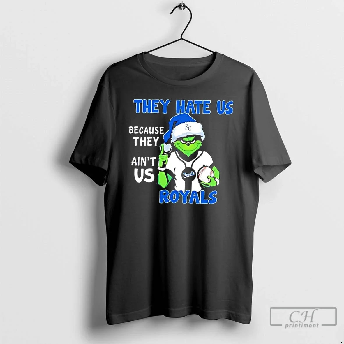 Classic They Hate Us Because Aint Kansas City Royals - Adult & Kids T-Shirts, Sweatshirts & Hoodies apparel design preview 1