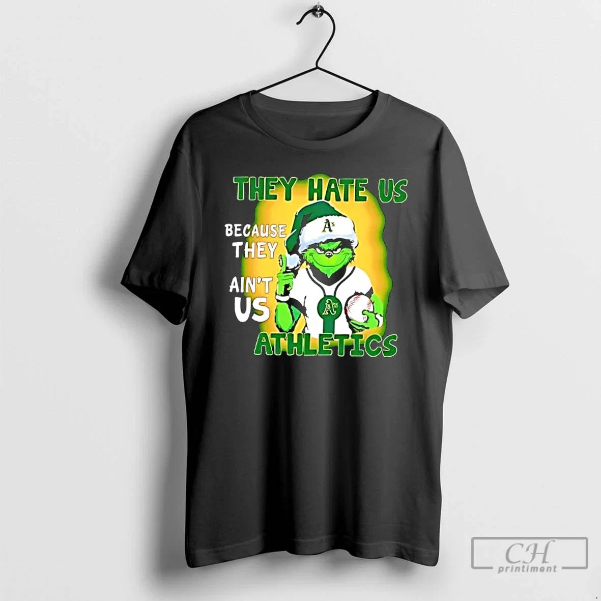 Classic They Hate Us Because Aint Oakland Athletics - Adult & Kids T-Shirts, Sweatshirts & Hoodies apparel design preview 1