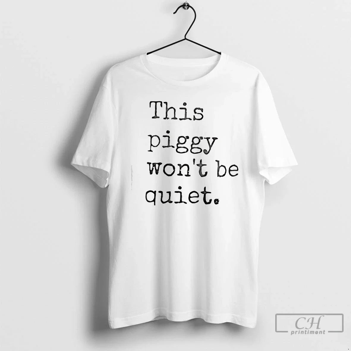 Classic This Piggy Wont Be Quiet Trump Anti - Adult & Kids T-Shirts, Sweatshirts & Hoodies apparel design preview 1