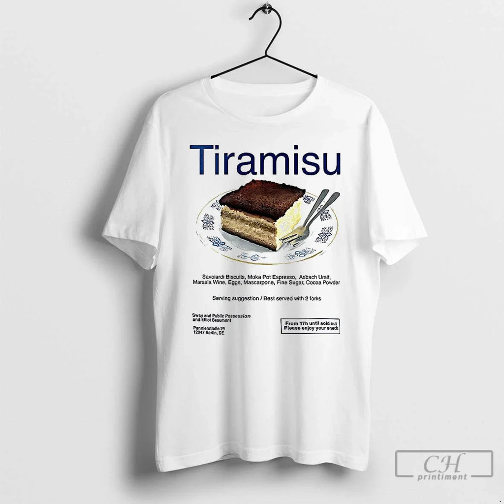Classic Tiramisu Serving Suggestion Best Served With - Adult & Kids T-Shirts, Sweatshirts & Hoodies apparel design preview 1