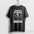 Classic Todays Forecast 6 7 Inches Snowman Christmas - Adult & Kids T-Shirts, Sweatshirts & Hoodies apparel design preview 1