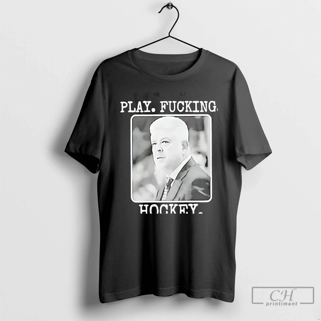 Classic Todd Mclellan Play Fucking Hockey Christmas - Adult & Kids T-Shirts, Sweatshirts & Hoodies apparel design preview 1