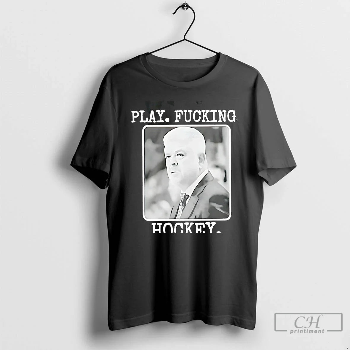 Classic Todd Mclellan Play Fucking Hockey Christmas - Adult & Kids T-Shirts, Sweatshirts & Hoodies apparel design preview 1