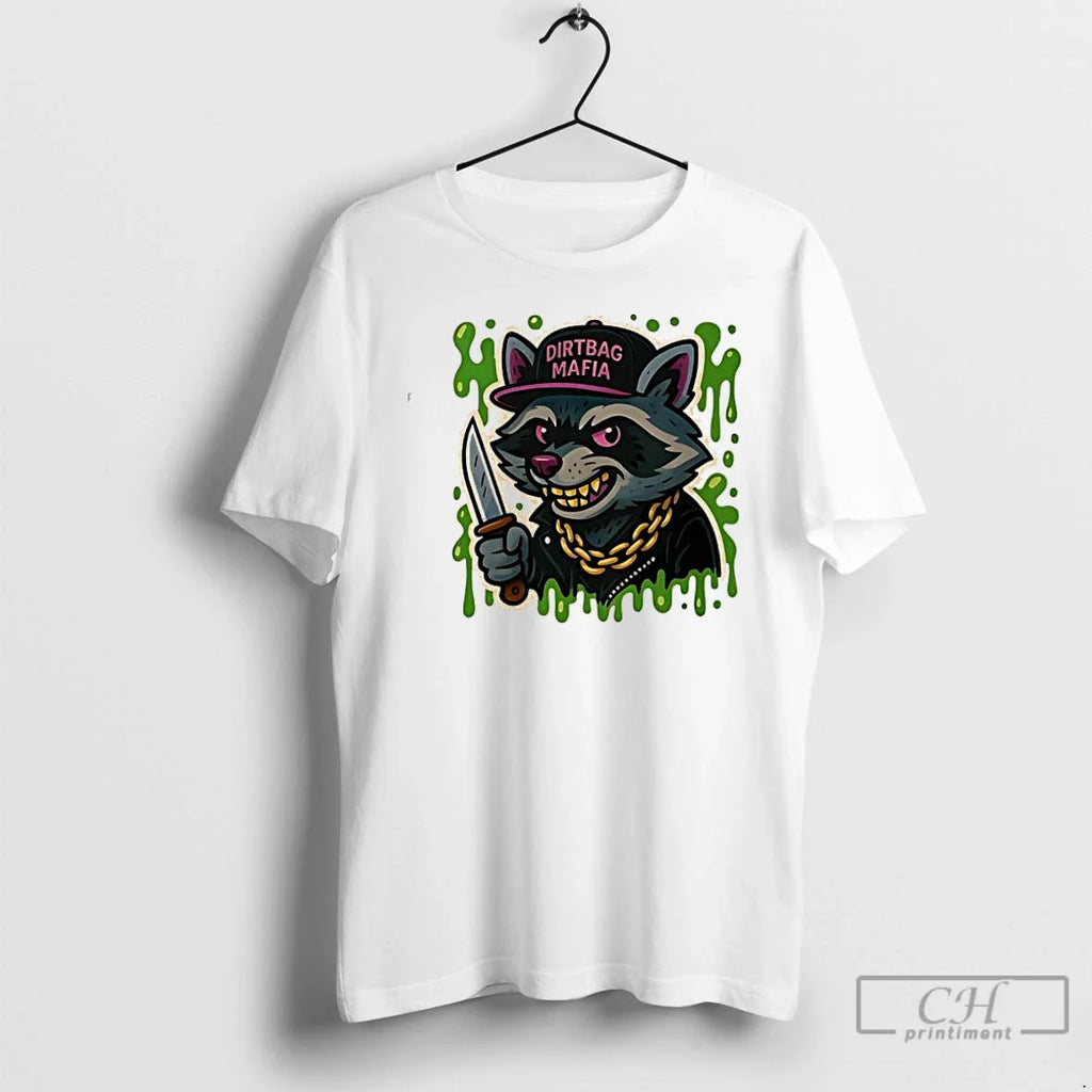 Classic Trash Panda Hat Dirtbag Mafia Art - Adult & Kids T-Shirts, Sweatshirts & Hoodies apparel design preview 1