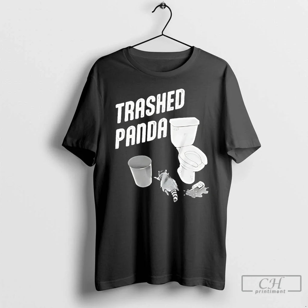 Classic Trashed Panda Drunk Raccoon - Adult & Kids T-Shirts, Sweatshirts & Hoodies apparel design preview 1