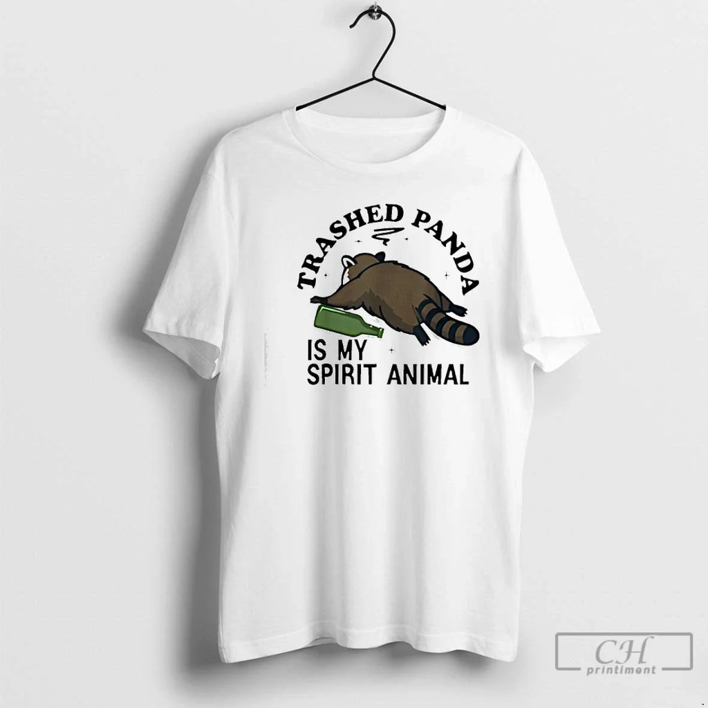 Classic Trashed Panda Is My Spirit Animal Funny - Adult & Kids T-Shirts, Sweatshirts & Hoodies apparel design preview 1
