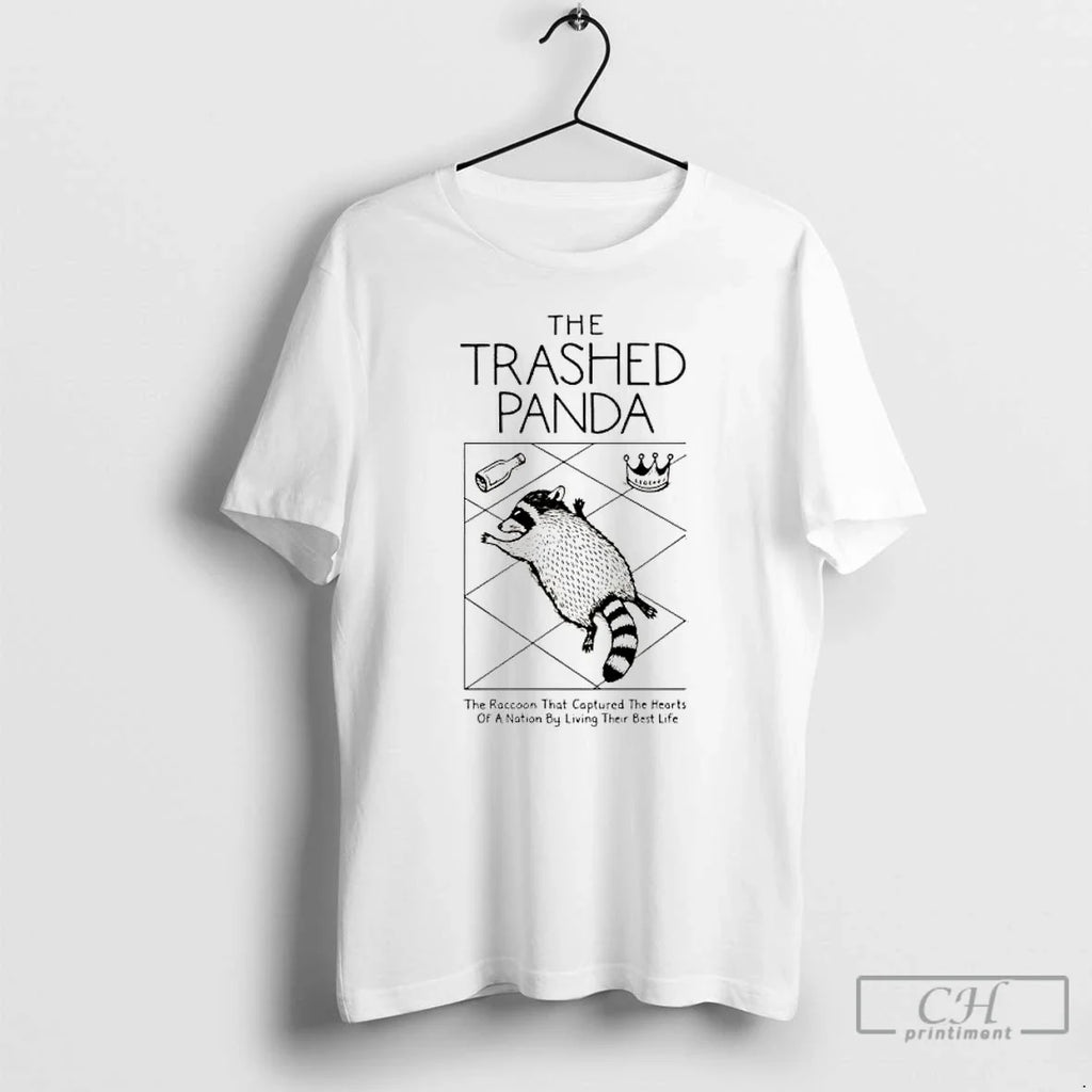 Classic Trashed Panda The Raccoon That Captured Heats - Adult & Kids T-Shirts, Sweatshirts & Hoodies apparel design preview 1