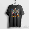 Classic Trump Hunting Deer American Flag - Adult & Kids T-Shirts, Sweatshirts & Hoodies apparel design preview 1