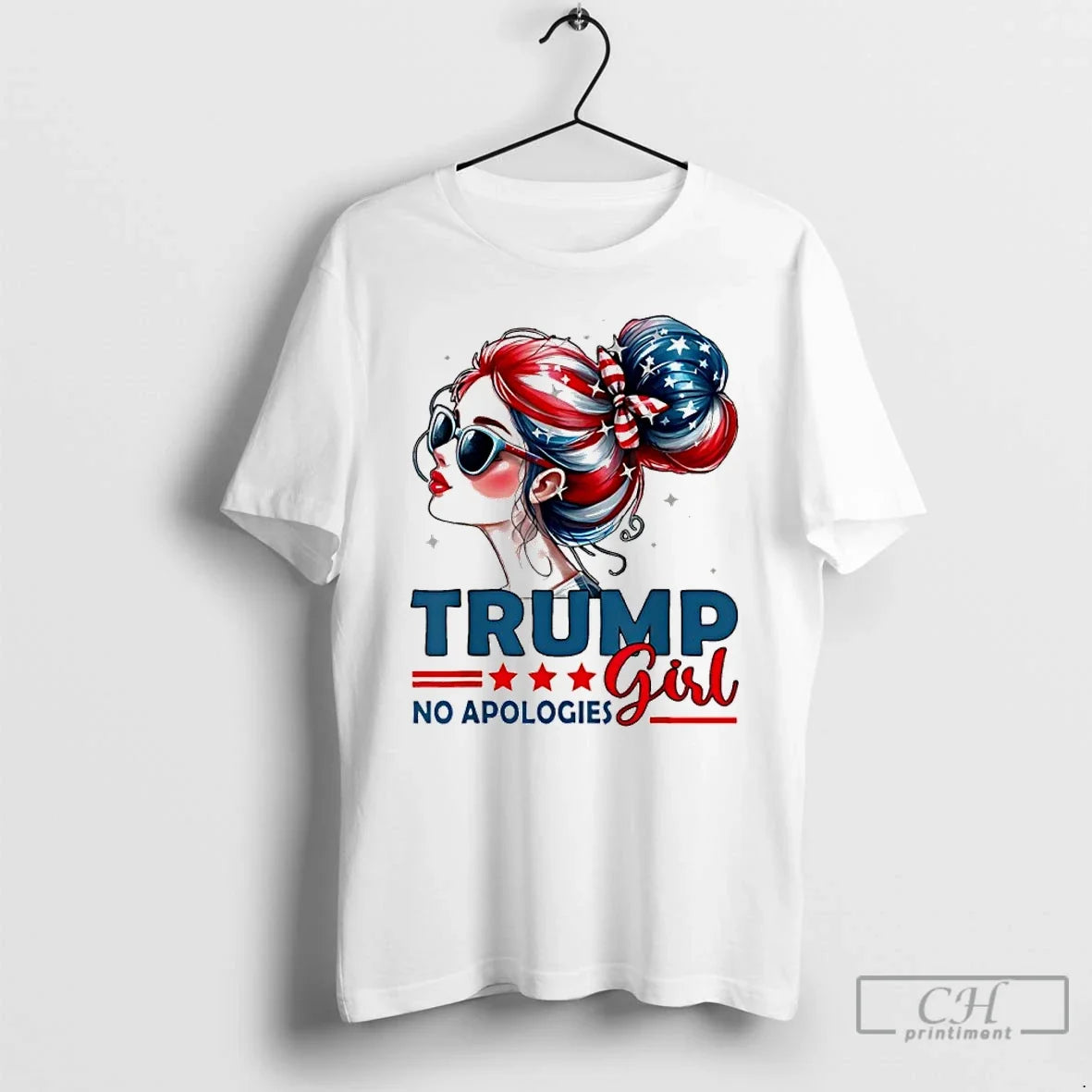 Classic Trump Maga 2025 Girl No Apologies - Adult & Kids T-Shirts, Sweatshirts & Hoodies apparel design preview 1