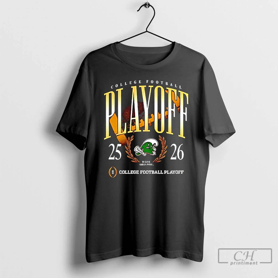 Classic Tulane 25 26 College Football Playoff - Adult & Kids T-Shirts, Sweatshirts & Hoodies apparel design preview 1