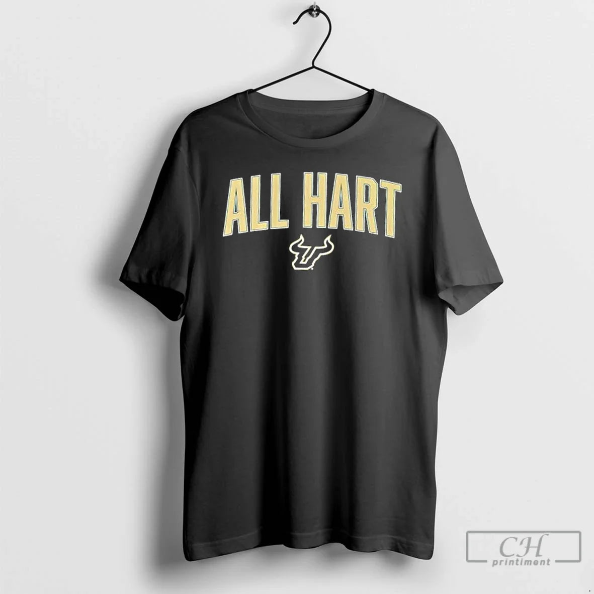 Classic Usf Bulls Football All Hart - Adult & Kids T-Shirts, Sweatshirts & Hoodies apparel design preview 1