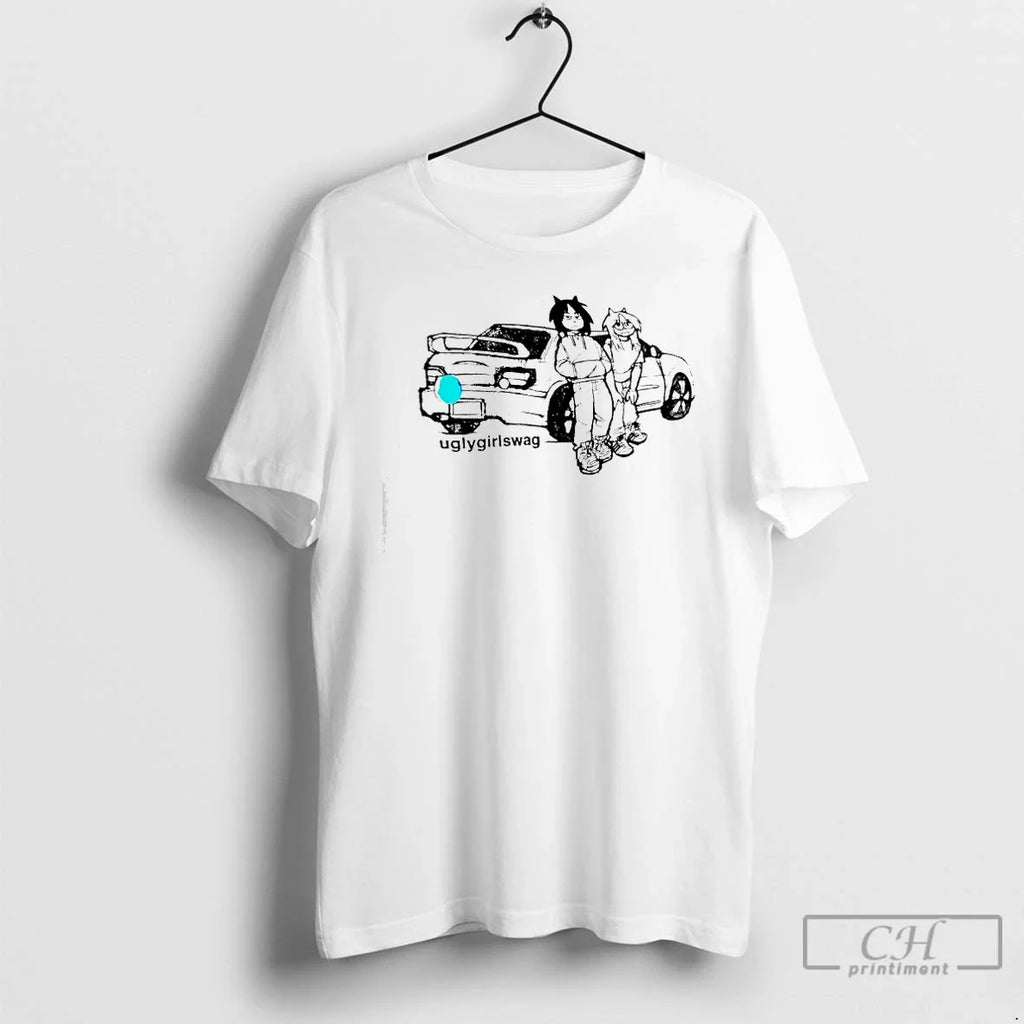 Classic Uglygirlswag Car Graphic - Adult & Kids T-Shirts, Sweatshirts & Hoodies apparel design preview 1