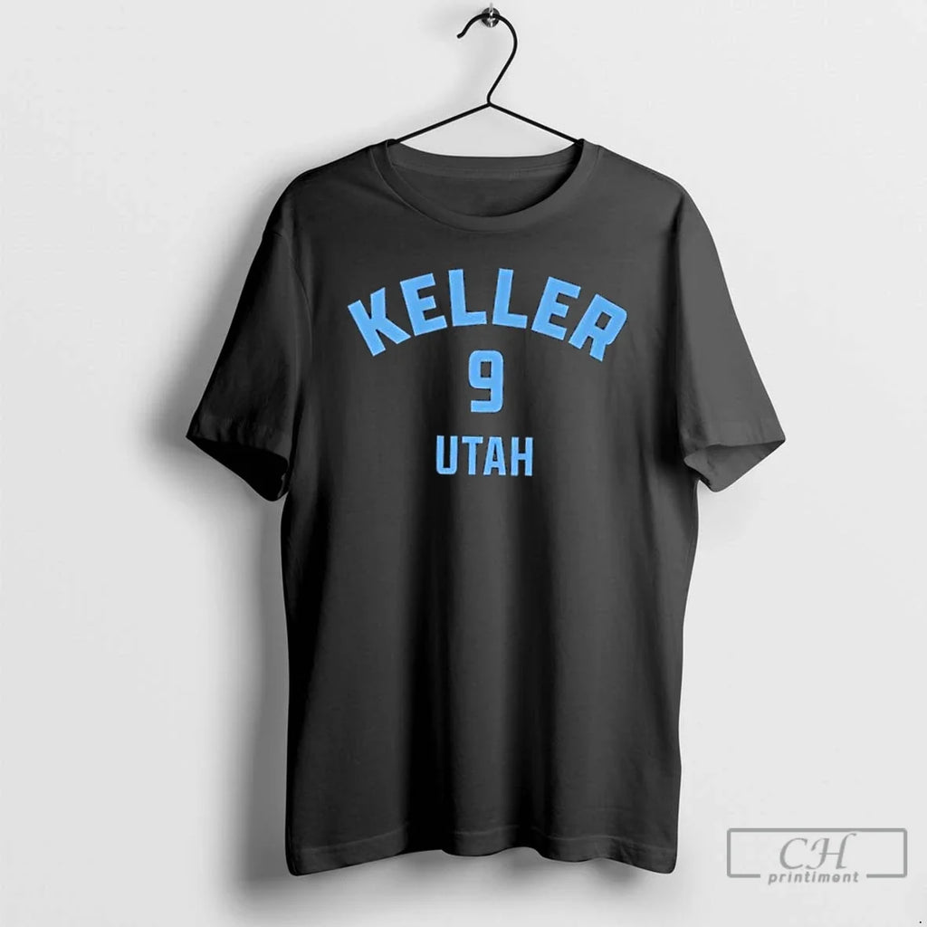 Classic Utah Mammoth Clayton Keller Name And Number 9 - Adult & Kids T-Shirts, Sweatshirts & Hoodies apparel design preview 1