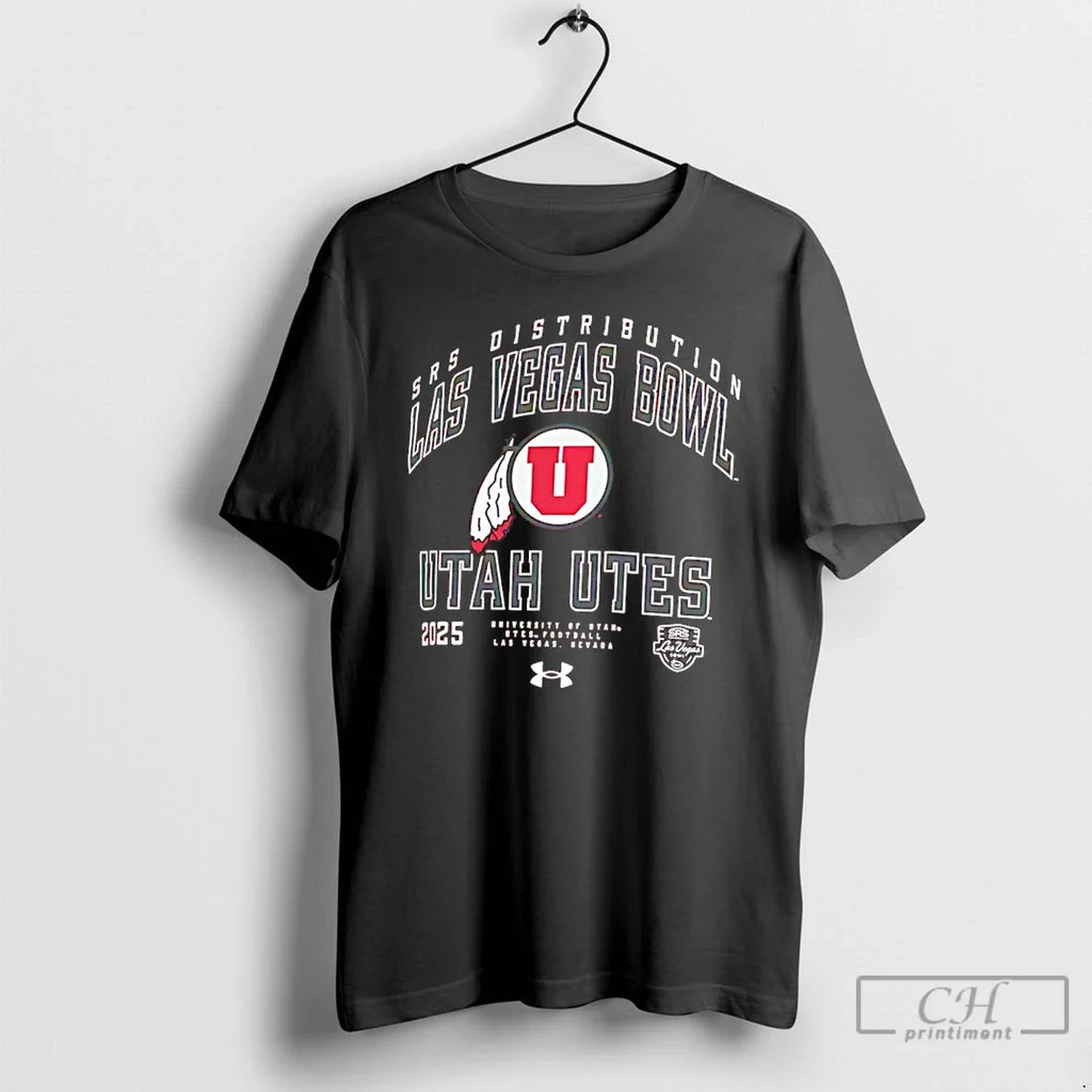Classic Utah Utes 2025 Las Vegas Bowl Logo - Adult & Kids T-Shirts, Sweatshirts & Hoodies apparel design preview 1