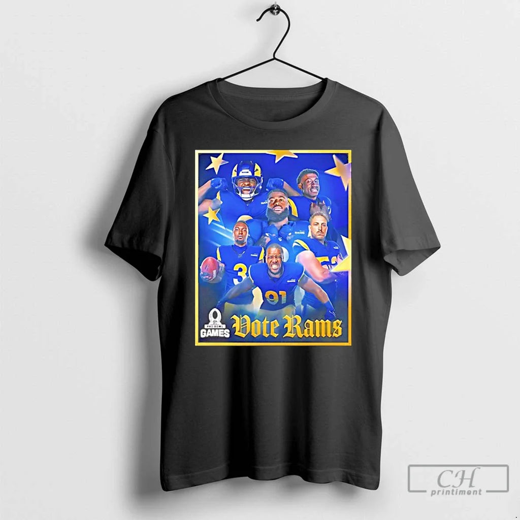 Classic Vote La Rams Pro Bowl Games 2025 - Adult & Kids T-Shirts, Sweatshirts & Hoodies apparel design preview 1