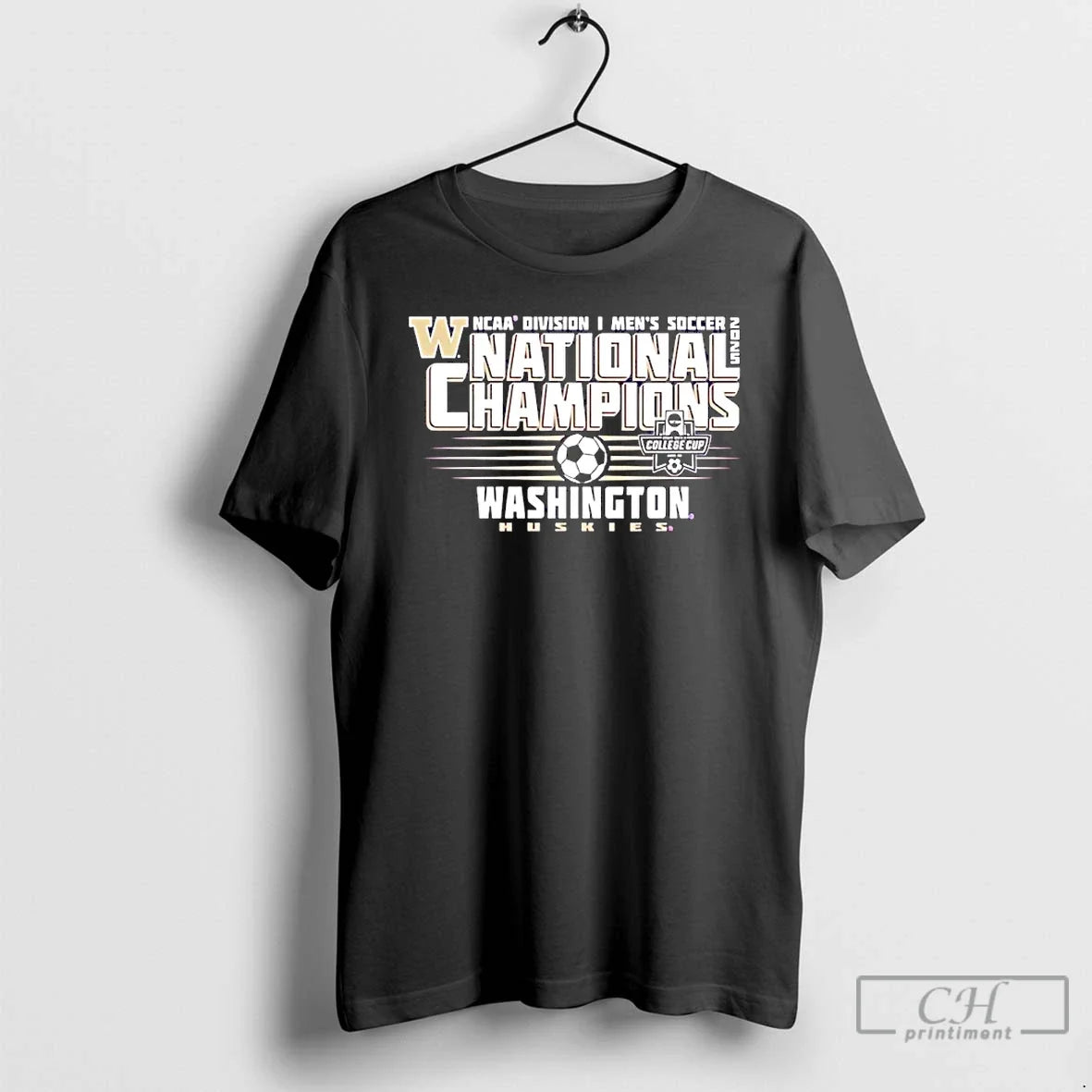 Classic Washington Huskies 2025 Ncaa D1 Mens Soccer - Adult & Kids T-Shirts, Sweatshirts & Hoodies apparel design preview 1