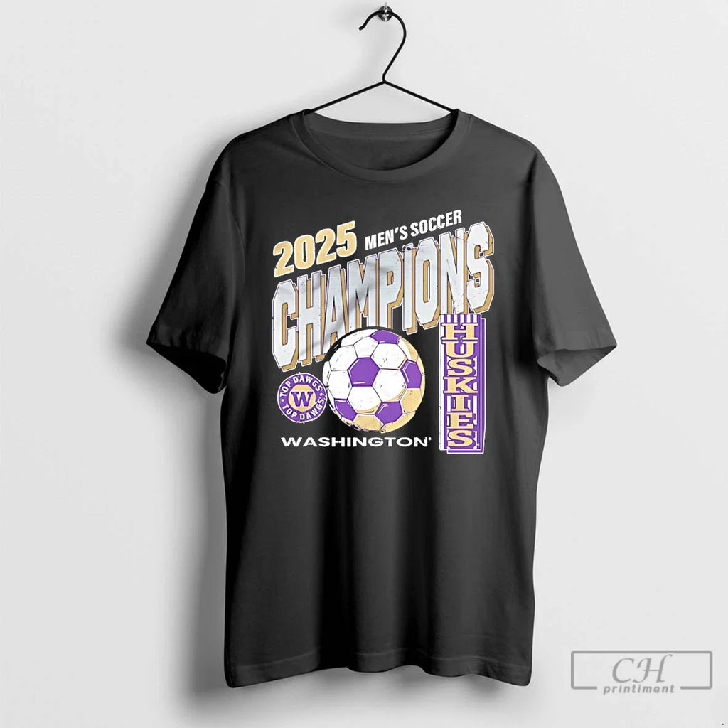 Classic Washington Huskies 2025 Ncaa Mens Soccer - Adult & Kids T-Shirts, Sweatshirts & Hoodies apparel design preview 1