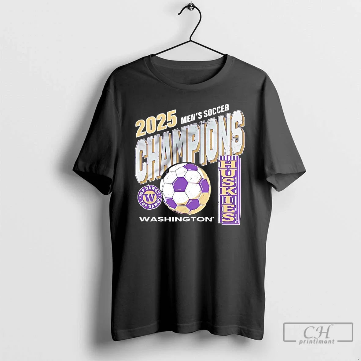 Classic Washington Huskies 2025 Ncaa Mens Soccer - Adult & Kids T-Shirts, Sweatshirts & Hoodies apparel design preview 1