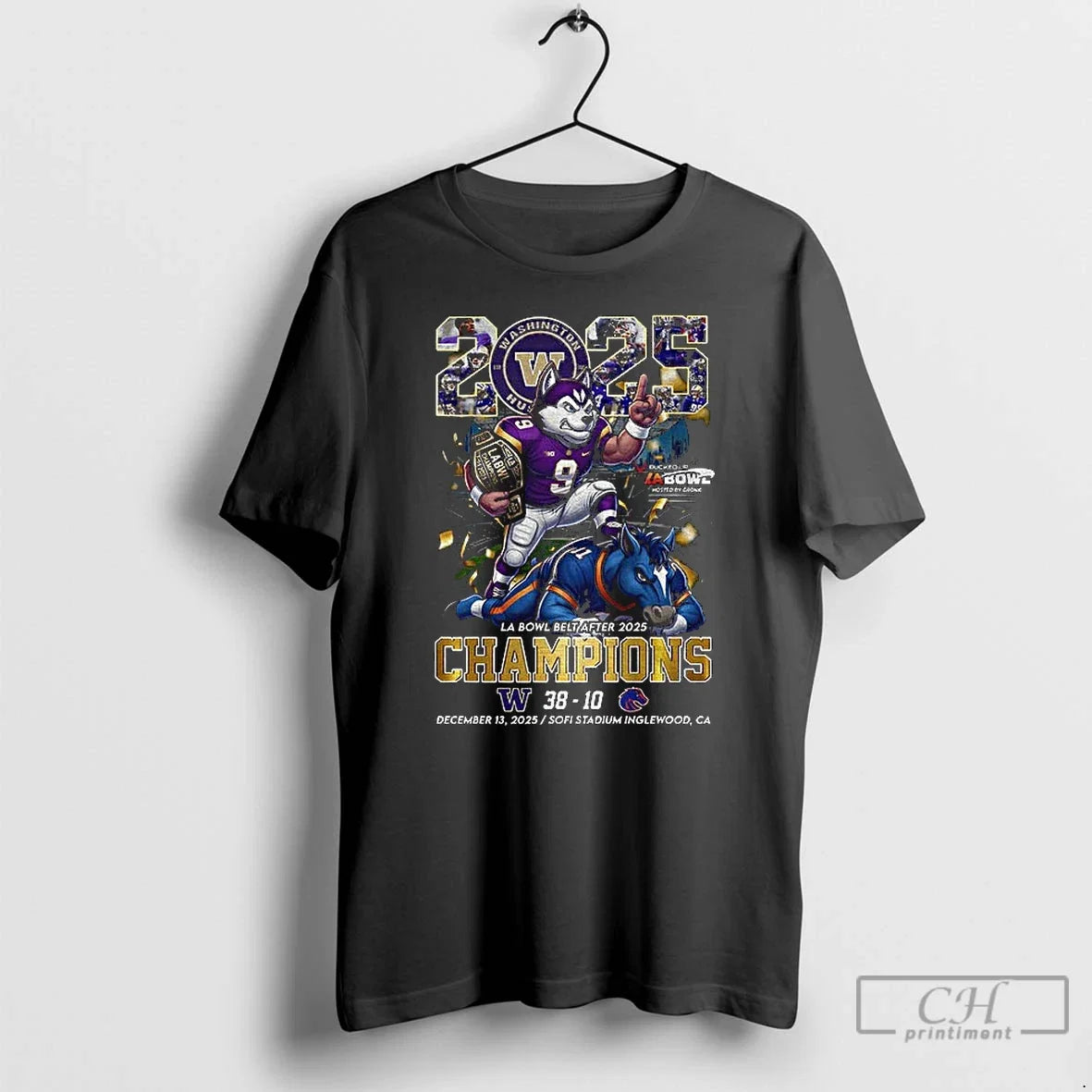 Classic Washington Huskies Vs Boise State Broncos 38 - Adult & Kids T-Shirts, Sweatshirts & Hoodies apparel design preview 1