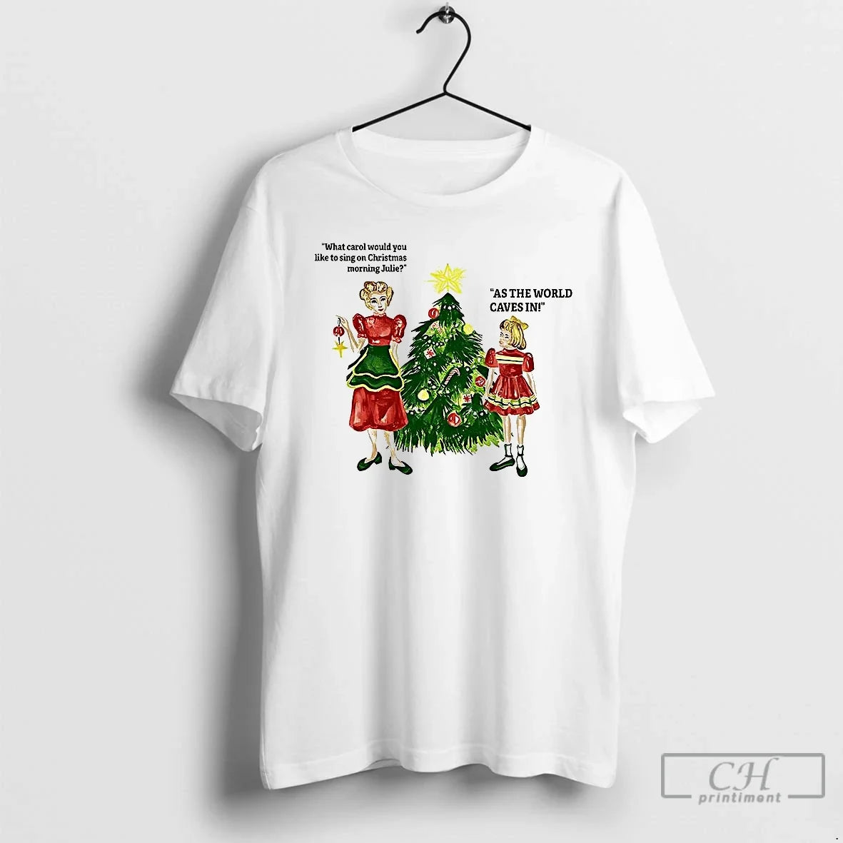 Classic What Carol Would You Like To Sing On - Adult & Kids T-Shirts, Sweatshirts & Hoodies apparel design preview 1