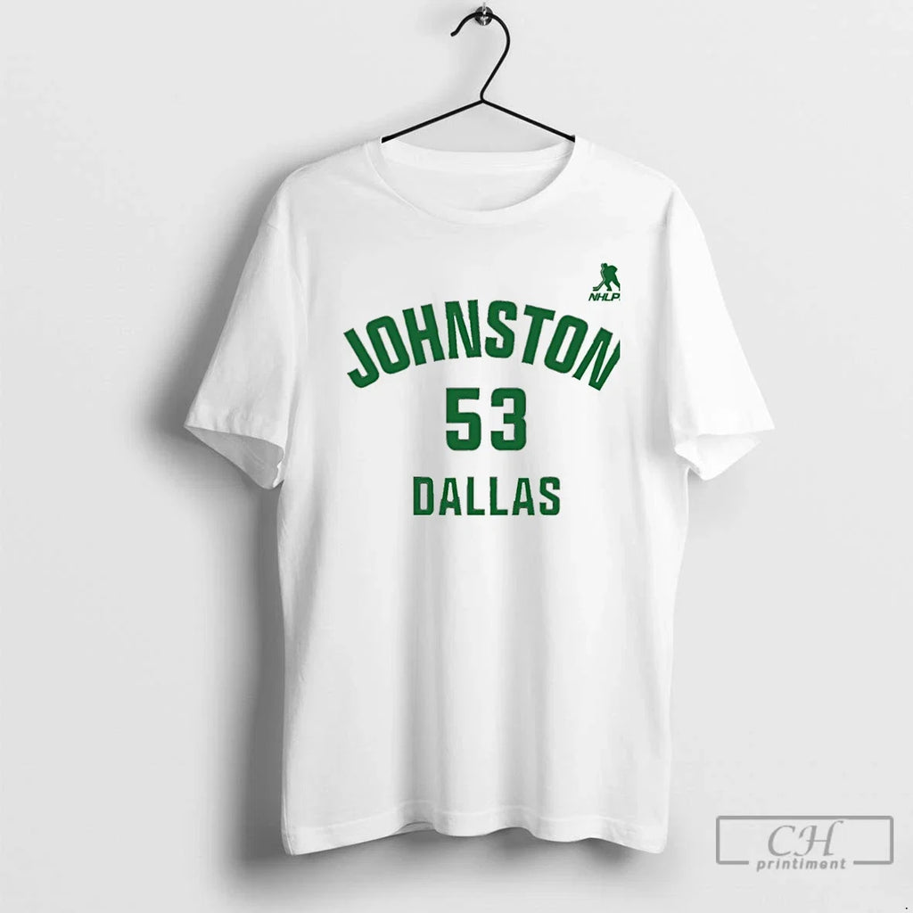 Classic Wyatt Johnston Dallas Stars Name And Number - Adult & Kids T-Shirts, Sweatshirts & Hoodies apparel design preview 1