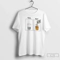 Classic Yes Water Glass But Life Beer Half Full - Adult & Kids T-Shirts, Sweatshirts & Hoodies apparel design preview 1