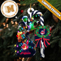 Cleveland Indians MLB Grinch Candy Cane Personalized - Adult & Kids T-Shirts, Sweatshirts & Hoodies apparel design preview 1