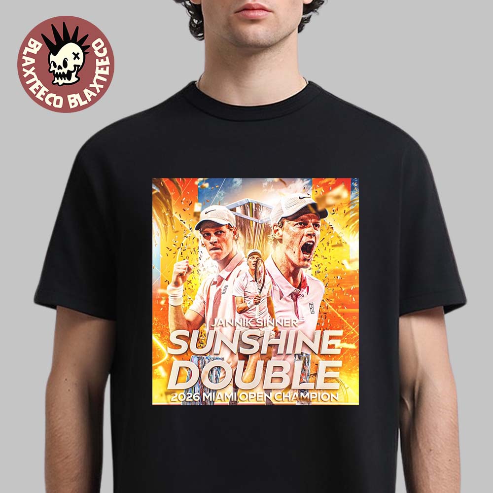 Congrats Jannik Sinner 2026 Miami Open Champion - Adult & Kids T-Shirts, Sweatshirts & Hoodies apparel design preview 1