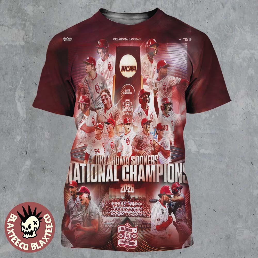 Congrats Oklahoma Sooners Baseball 2026 NCAA National - Adult & Kids T-Shirts, Sweatshirts & Hoodies apparel design preview 1