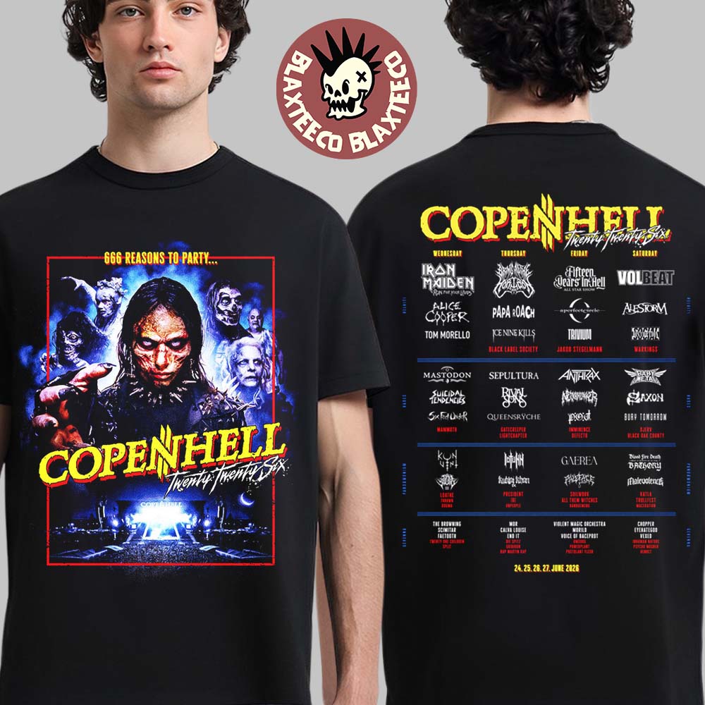 Copenhell Festival 2026 Merch Copenhagen Denmark From - Adult & Kids T-Shirts, Sweatshirts & Hoodies apparel design preview 1
